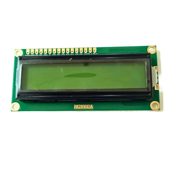 16*2 Character LCD Display Module Green (I2C Compatible) for Arduino, ESP32 & Embedded Systems