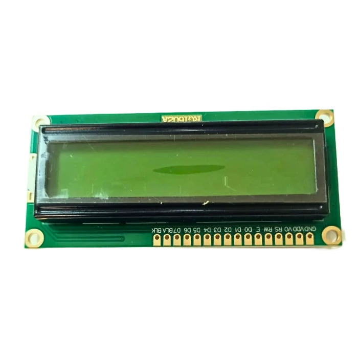 16*2 Character LCD Display Module Green (I2C Compatible) for Arduino, ESP32 & Embedded Systems