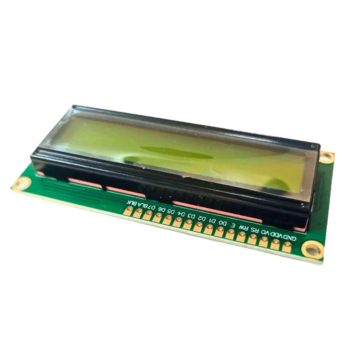16*2 Character LCD Display Module Green (I2C Compatible) for Arduino, ESP32 & Embedded Systems