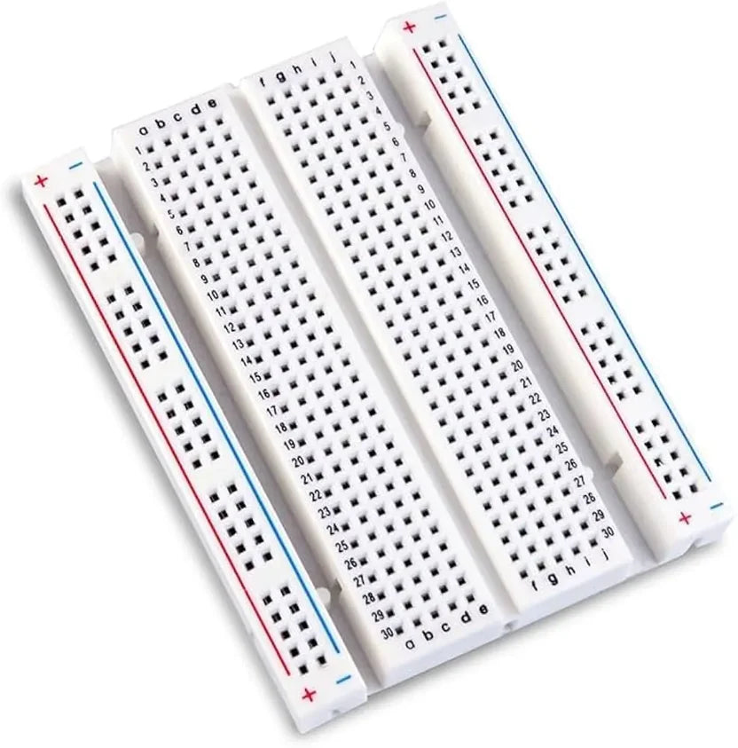 400 Points Solderless Breadboard – Ideal for Prototyping and DIY Electronics Projects
