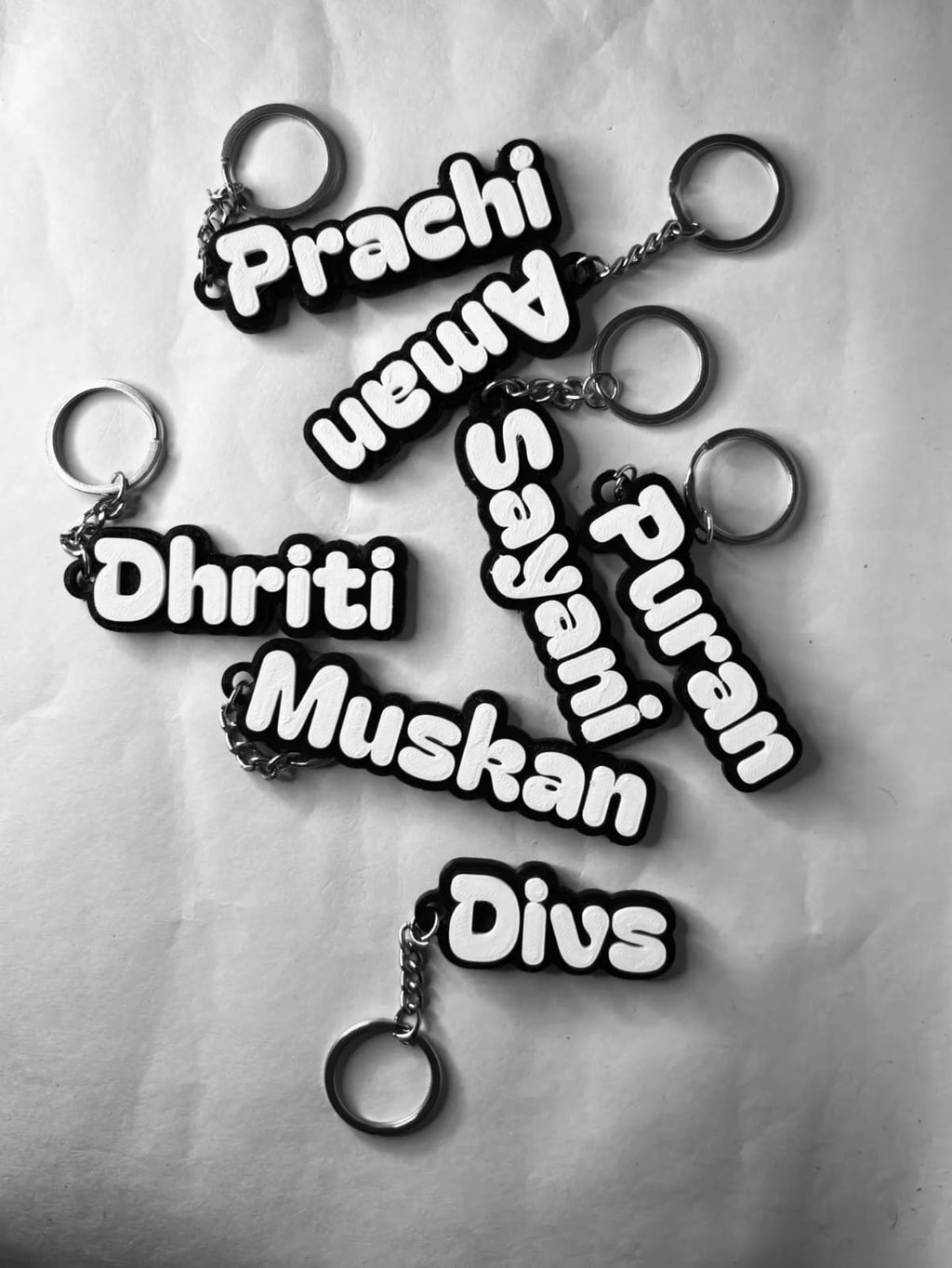 Custom Name Keychain
