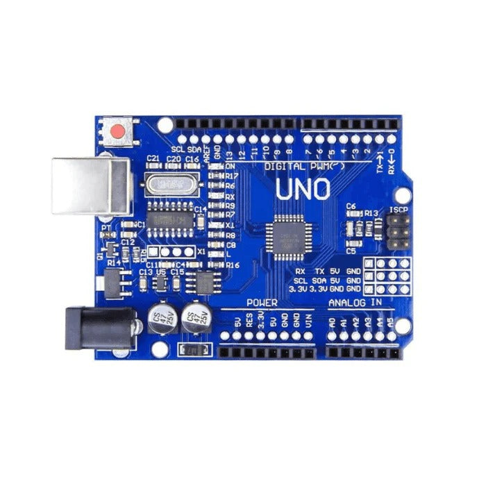 Arduino UNO R3 Development Board | ATmega328P Microcontroller | Ideal for Students, IoT & Robotics Projects