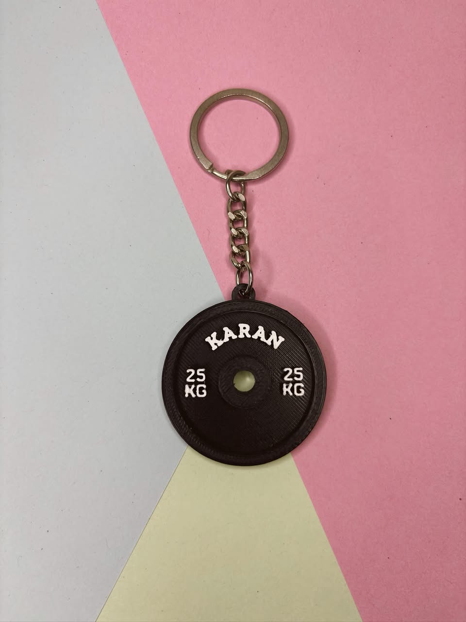 Custom Gym Name Plate Keychain