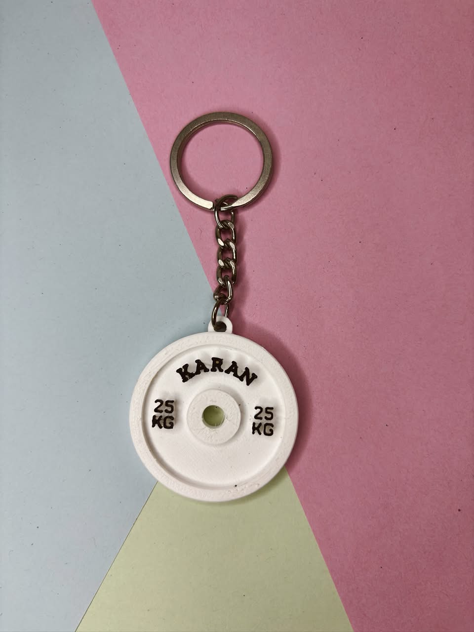 Custom Gym Name Plate Keychain