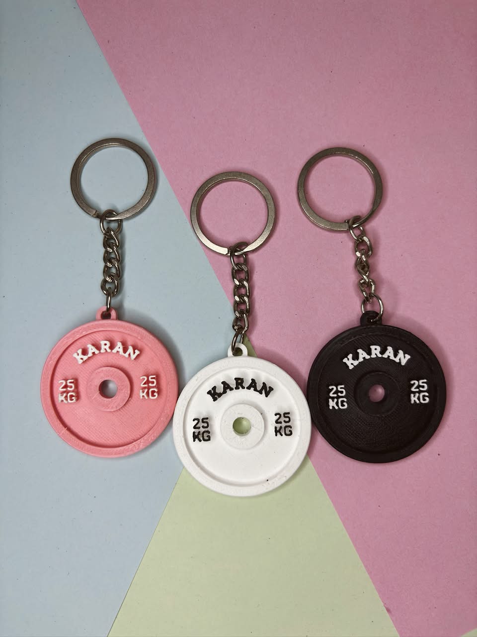 Custom Gym Name Plate Keychain