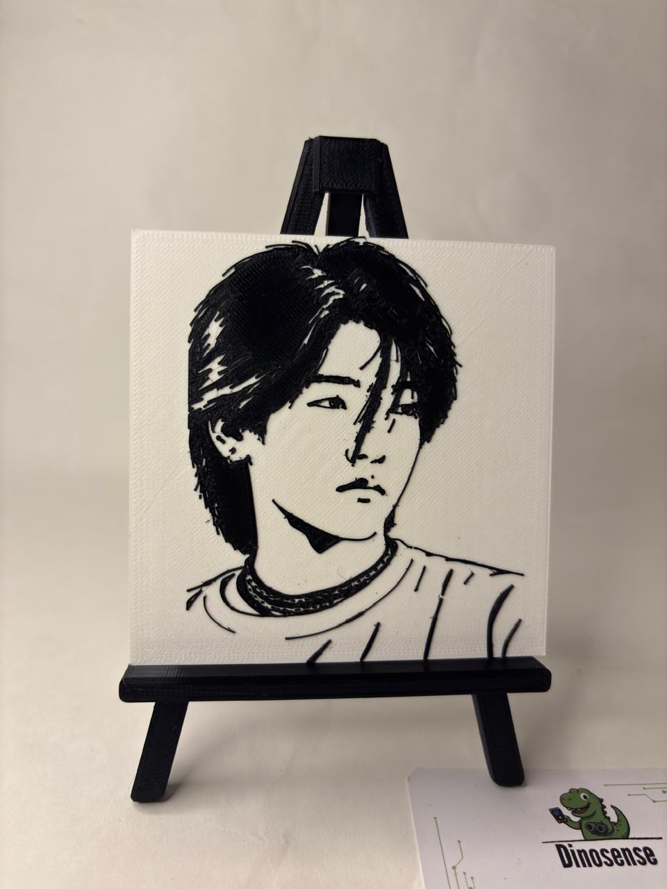 Mini Character Portrait with Stand – Desk Decoration