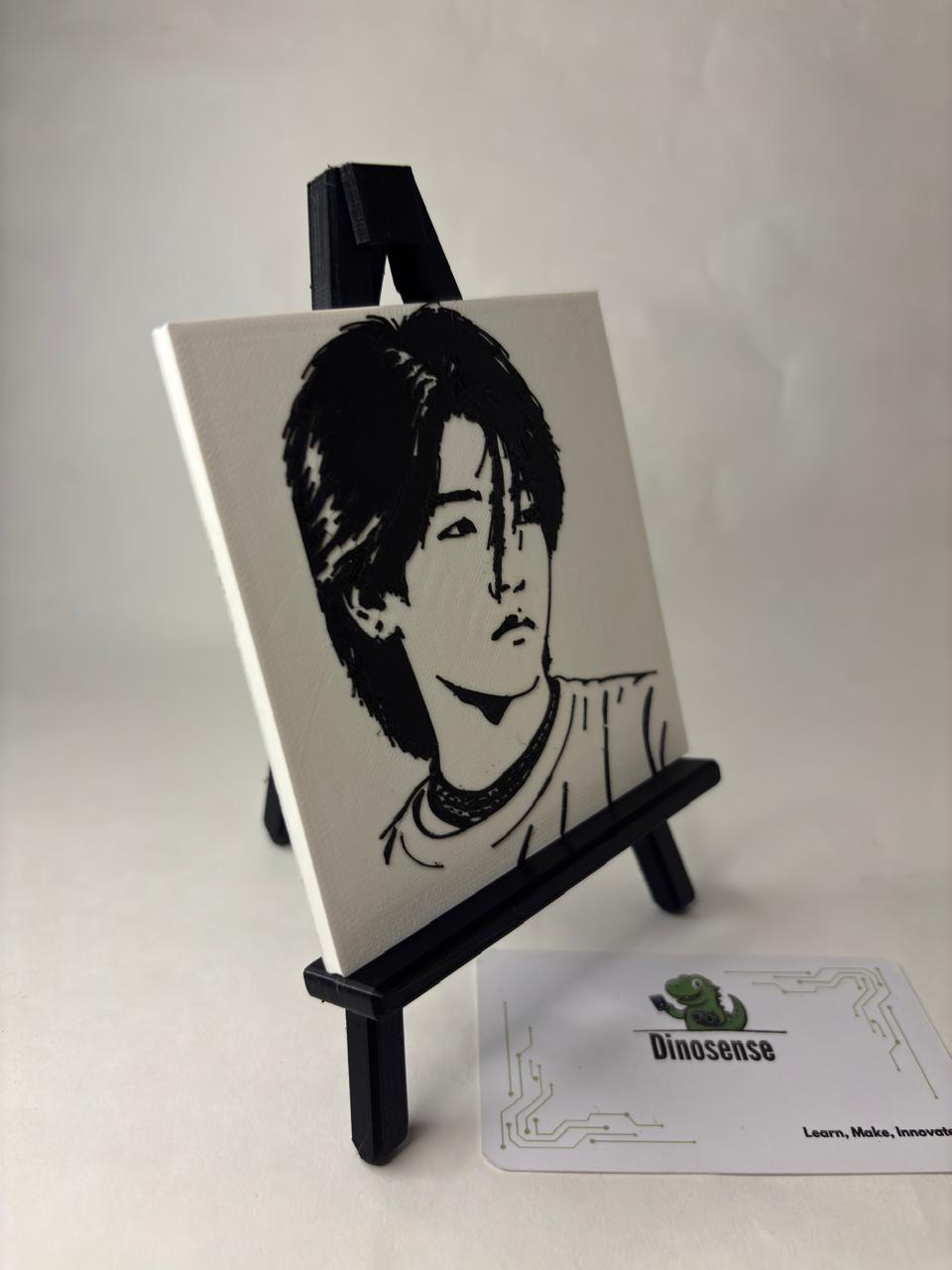 Mini Character Portrait with Stand – Desk Decoration