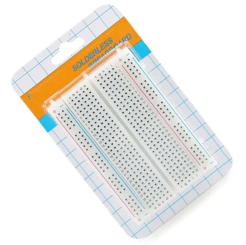 400 Points Solderless Breadboard – Ideal for Prototyping and DIY Electronics Projects