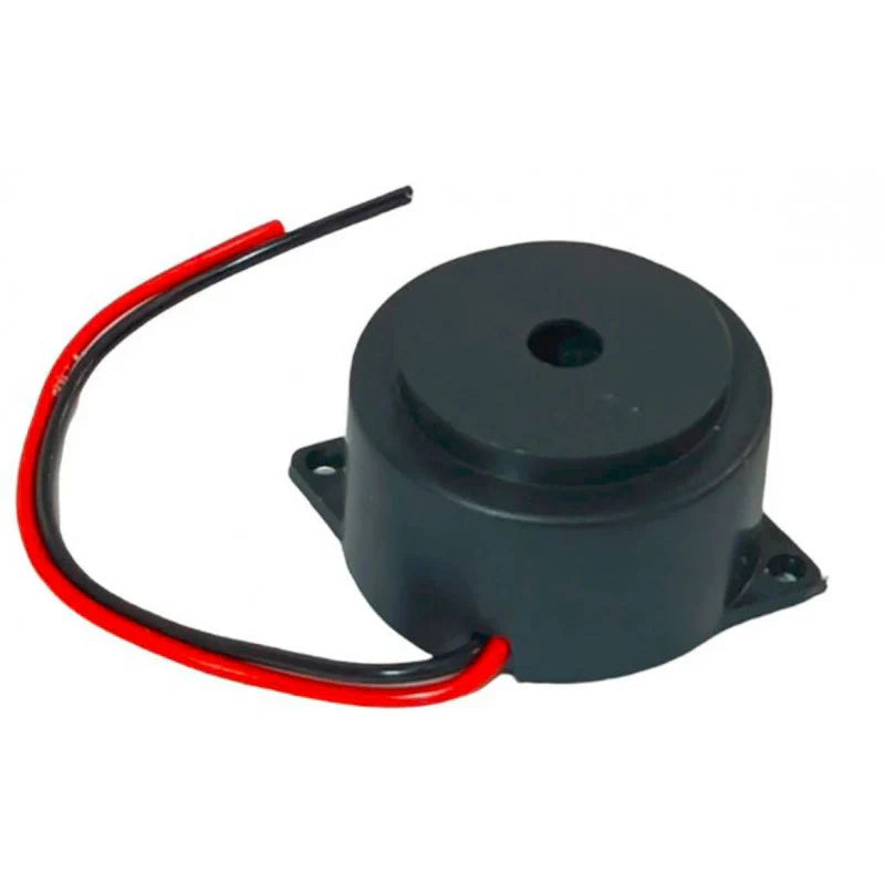Big Buzzer 3–12V DC (95dB) with Wire – Enclosed Loud Alarm Buzzer for Security & DIY Projects